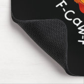 Gothic Humor Funny F Caw F Crow Design Muismat (Hoek)