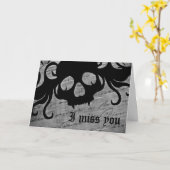 Gothic ik mis je kaart (Gele Bloem)