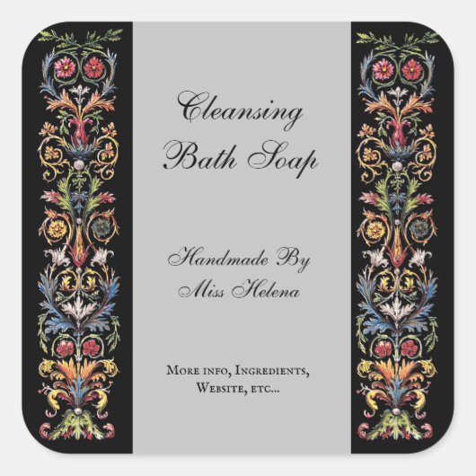 Gothic Illuminated Art Editable Product Sticker (Voorkant)