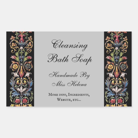 Gothic Illuminated Art Editable Product Sticker (Voorkant)