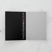 Gothic Illuminated Manuscript Hartelijk dank Bedankkaart (Binnen)