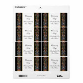 Gothic Illumined Art, aangepast label (Full Sheet)