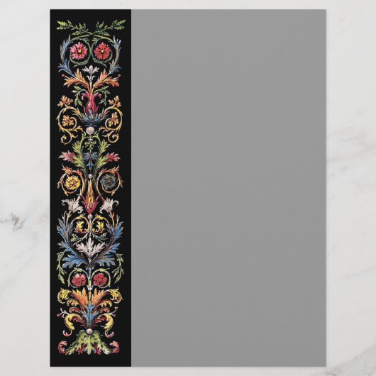 Gothic Illumined Art Blank Flyer (Achterkant)