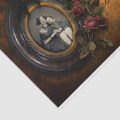 Gothic in Herdenking Halloween Ephemera Tissuepapier (Detail)