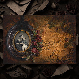  Gothic in Herdenking Halloween Ephemera Tissuepapier