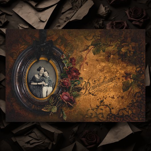 Gothic in Herdenking Halloween Ephemera Tissuepapier