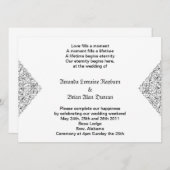 Gothic Invitation Kaart (Voorkant / Achterkant)