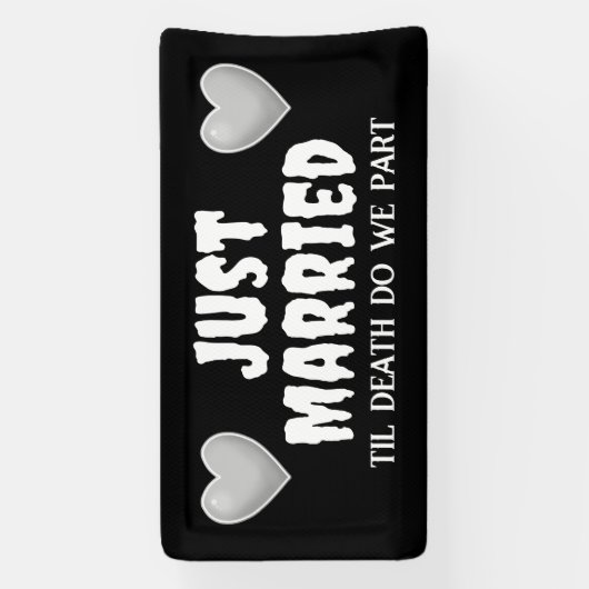 Gothic is getrouwd met Banner (Verticaal)