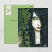 Gothic Ivy Fantasy Briefkaart (Voorkant / Achterkant)