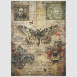 Gothic Junk Journal Serie Ontwerp 14 Tissuepapier