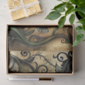 Gothic Junk Journal Serie Ontwerp 15 Tissuepapier (Geschenk)