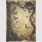 Gothic Junk Journal Serie Ontwerp 15 Tissuepapier (Voorkant)