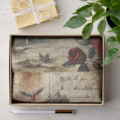 Gothic Junk Journal Serie Ontwerp 16 Tissuepapier (Geschenk)