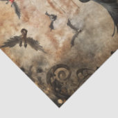 Gothic Junk Journal Serie Ontwerp 16 Tissuepapier (Detail)