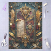 Gothic Junk Journal Serie Ontwerp 17 Tissuepapier (Craft)