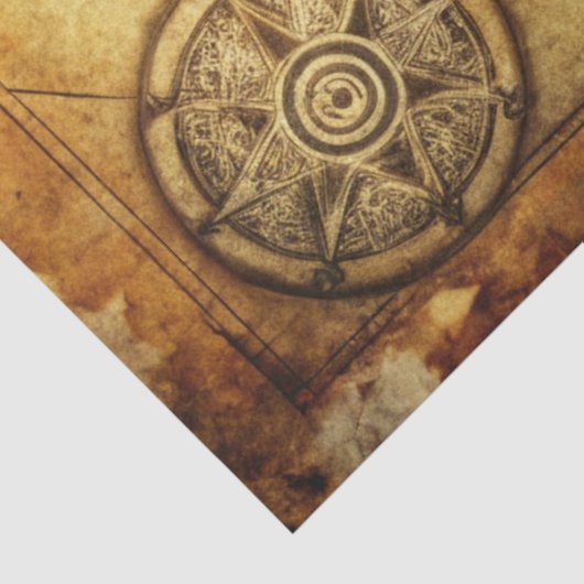 Gothic Junk Journal Serie Ontwerp 19 Tissuepapier (Detail)