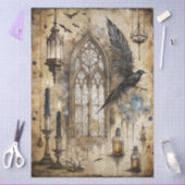Gothic Junk Journal Serie Ontwerp 2 Tissuepapier (Craft)