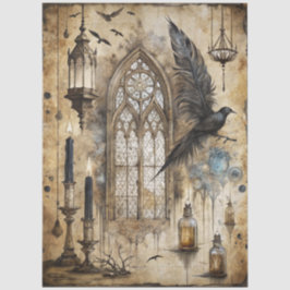 Gothic Junk Journal Serie Ontwerp 2 Tissuepapier