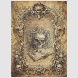 Gothic Junk Journal Serie Ontwerp 6 Tissuepapier