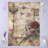 Gothic Junk Journal Serie Ontwerp 8 Tissuepapier (Craft)