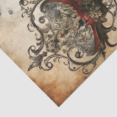 Gothic Junk Journal Serie Ontwerp 8 Tissuepapier (Detail)