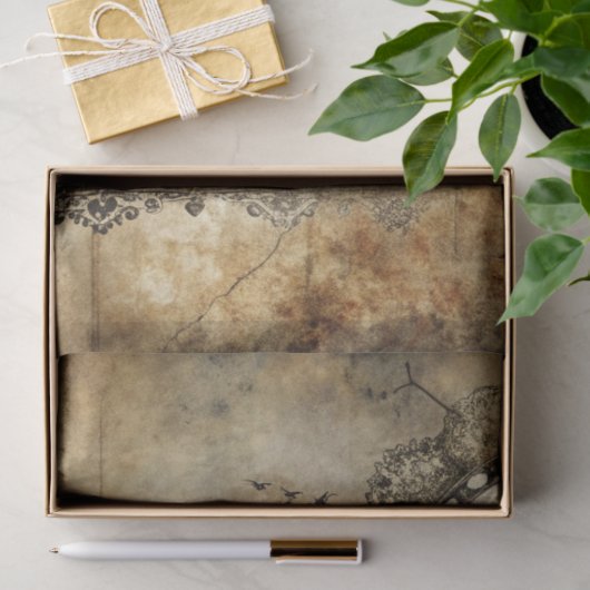 Gothic Junk Journal Series Design 10 Tissuepapier (Geschenk)