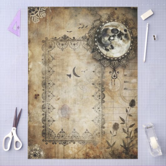 Gothic Junk Journal Series Design 10 Tissuepapier (Craft)