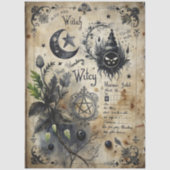 Gothic Junk Journal Series Design 21 Tissuepapier (Voorkant)