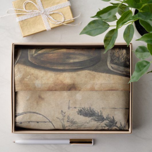 Gothic Junk Journal Series Design 22 Tissuepapier (Geschenk)