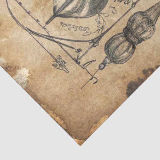 Gothic Junk Journal Series Design 22 Tissuepapier (Detail)