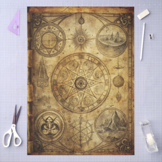 Gothic Junk Journal Series Design 23 Tissuepapier (Craft)