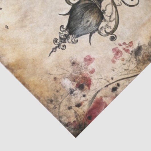 Gothic Junk Journal Series Design 3 Tissuepapier (Detail)