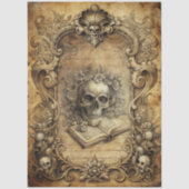 Gothic Junk Journal Series Design 6 Tissuepapier (Voorkant)