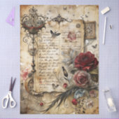 Gothic Junk Journal Series Design 8 Tissuepapier (Craft)