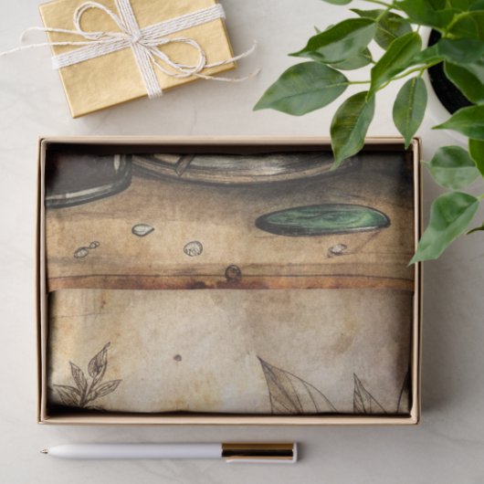 Gothic Junk Journal Series Ontwerp 13 Tissuepapier (Geschenk)