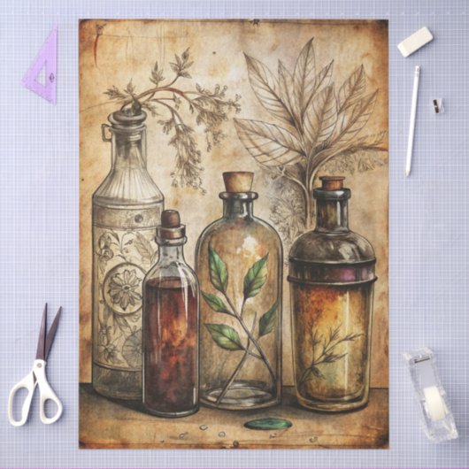 Gothic Junk Journal Series Ontwerp 13 Tissuepapier (Craft)