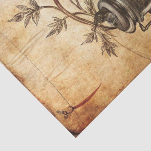 Gothic Junk Journal Series Ontwerp 13 Tissuepapier (Detail)