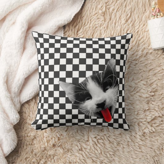 Gothic Kat Cushion Kussen (Deken)