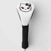 Gothic Kat Driver Hoesje Golfheadcover (Voorkant)