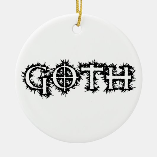 Gothic Keramisch Ornament (Voorkant)
