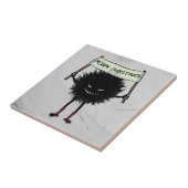 Gothic kerktekenbok tegeltje (Zijkant)