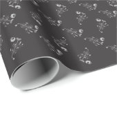 Gothic kerstboom cadeaupapier (Rol Hoek)