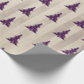 Gothic kerstboom cadeaupapier (Hoek)