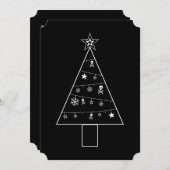 +{ Gothic kerstboom}+ Kaart (Voorkant / Achterkant)
