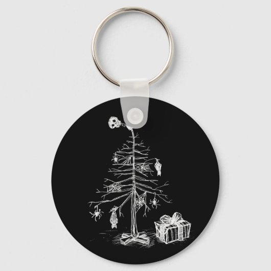 Gothic kerstboom sleutelhanger (Voorkant)