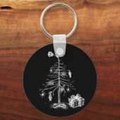 Gothic kerstboom sleutelhanger (Voorkant)