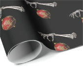 Gothic kerstinpakpapier Elegante vakantie Cadeaupapier (Rol Hoek)