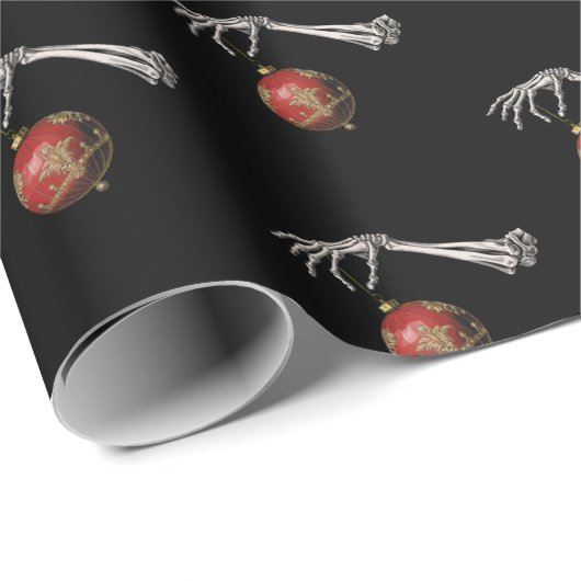 Gothic kerstinpakpapier Elegante vakantie Cadeaupapier (Rol Hoek)