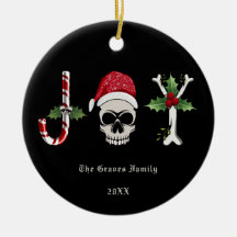 Gothic kerstJOY Skull