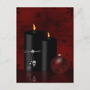 Gothic Kerstkaarles Ornament Feestdagenkaart